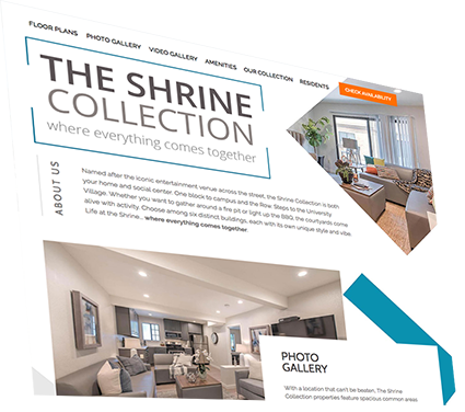 Shrine Collection Web Design & Development