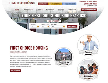 First Choice Housing website