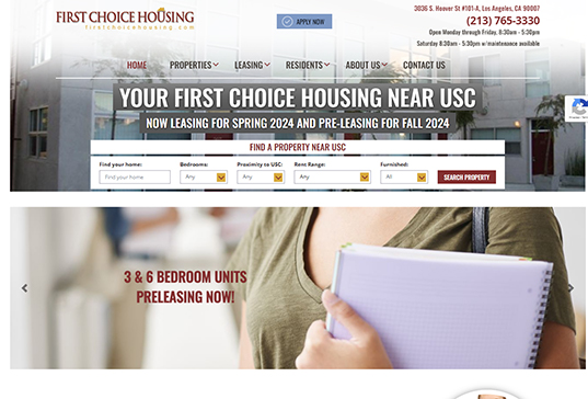 First Choice Housing Student Housing