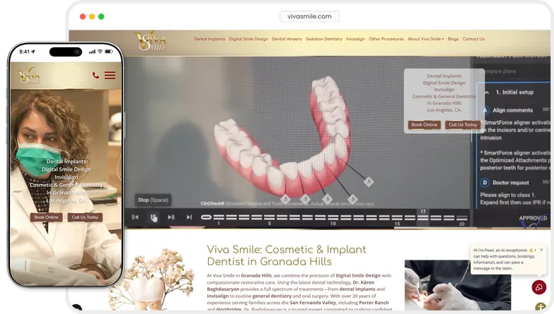 Viva Smile website preview