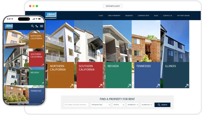 ISM Management website preview