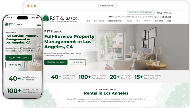 RST & Assoc website preview