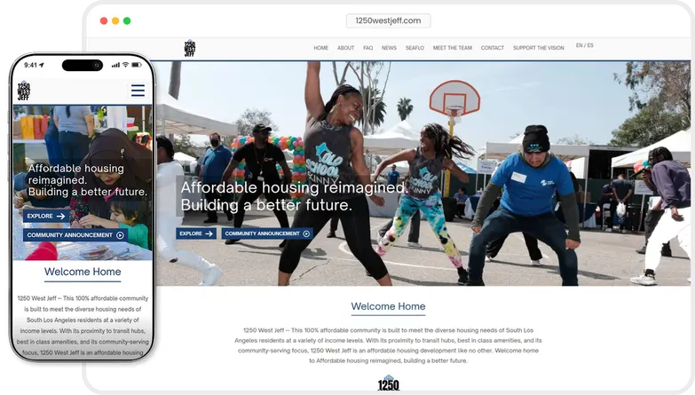 1250 West Jeff website preview