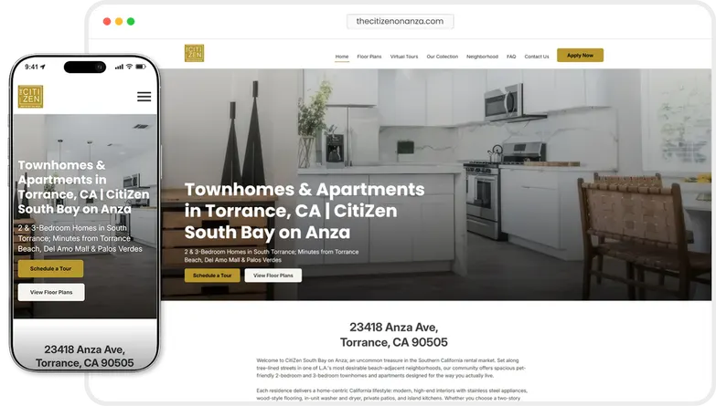 The CitiZen on Anza website preview