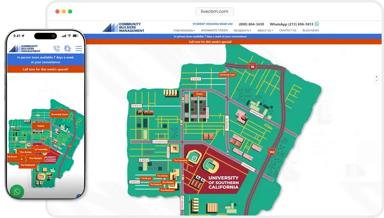 Community Builders Management website preview
